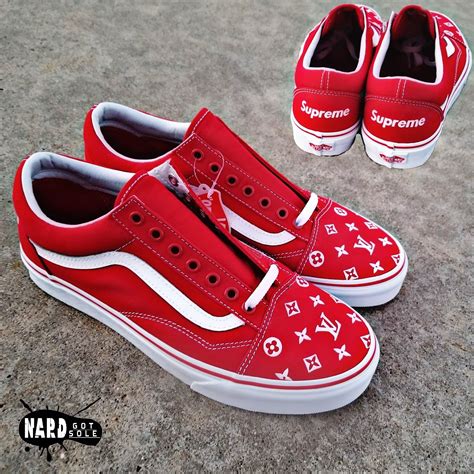 vans lv supreme|supreme x vans history.